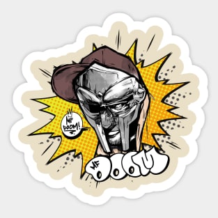 MF DOOM COMIC SKETCH DESIGN Sticker